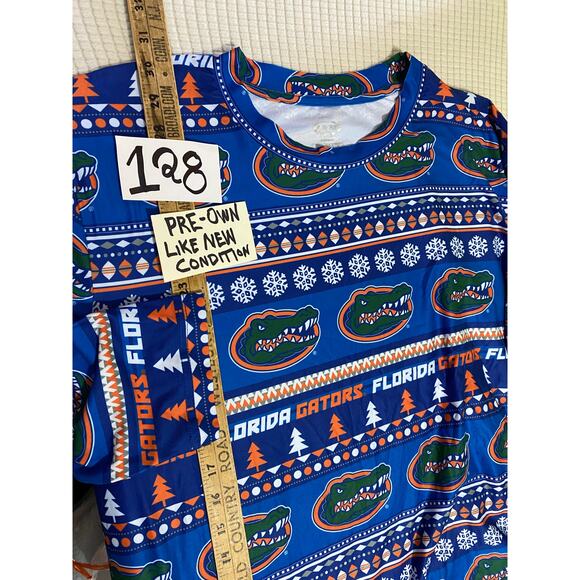 Florida Gators Ugly Sweater Long Sleeve Shirt Sleepwear Large Blue Concepts - Picture 5 of 7